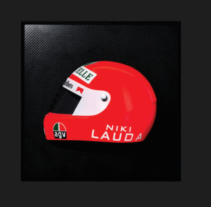 Quadro Capacete - NIKI LAUDA - 1975 - 312T