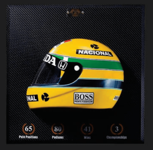 Quadro Capacete Ayrton Senna 1988