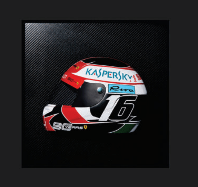 Quadro Capacete - SF90 CHARLES LECLERC 2019