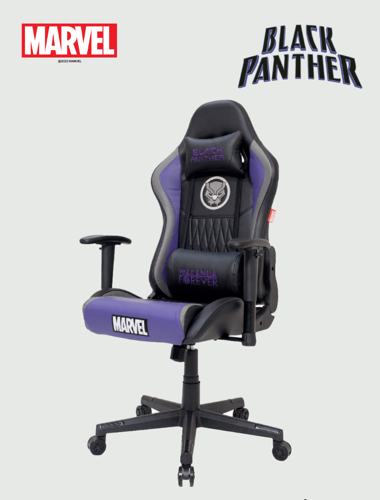 Cadeira Gamer Pro Marvel - PANTERA NEGRA