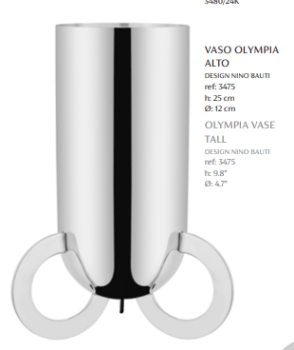 VASO OLYMPIA ALTO 25cm