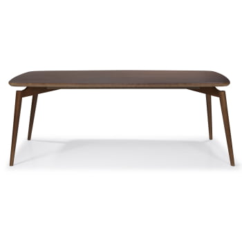 MESA DE JANTAR MERU 220cm TAMPO DE MADEIRA