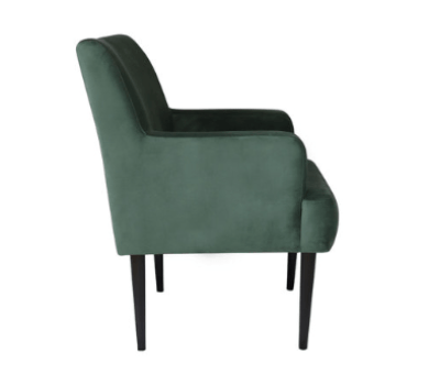 POLTRONA KING VELUDO VERDE 62x69X75CM